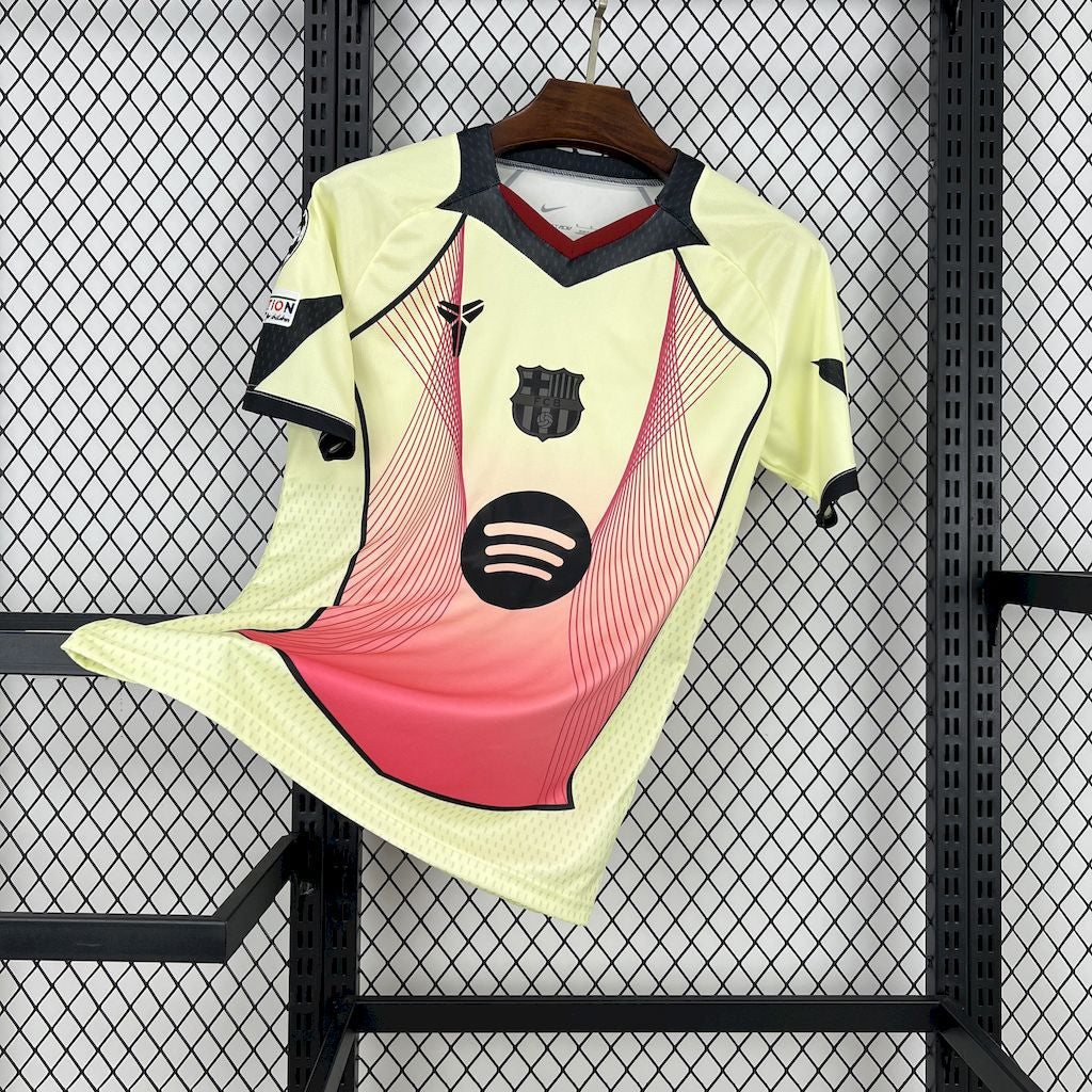 Barcelona 2025/26 yellow pink special edition Kobe Jersey