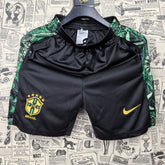 Brazil Pocket Training Shorts Black Green