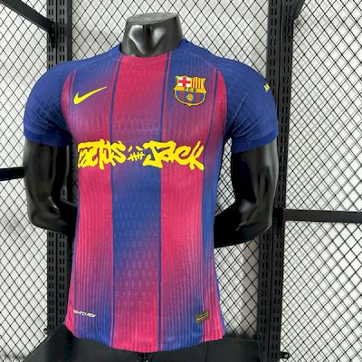 25-26 Barcelona x Travis Scott Edition Home Kit Player Version
