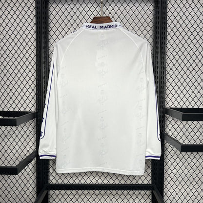 Real Madrid 1994/96 Home Long Sleeve Retro