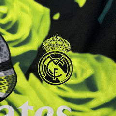 Real Madrid 2025/26 Green Rose Bamboo Leaf Green Jersey