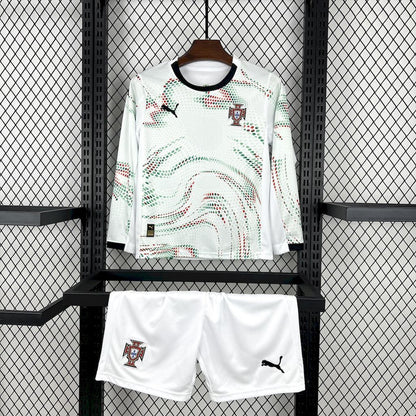 Portugal 2025/26 Away Long Sleeves Kids Kit