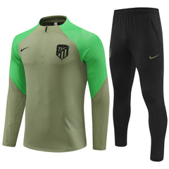23-24 Atletico Madrid Long Sleeve Kits Zipper