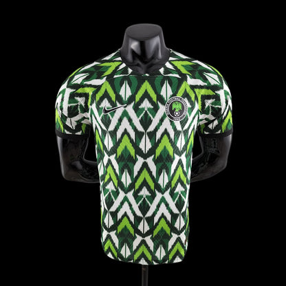 2022 player version Nigeria White Green