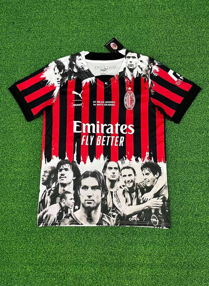 Ac Milan retro players jersey edition
