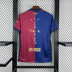 Barcelona 2024/25 Home Travis Scott Special Jersey