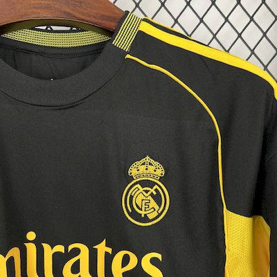 Real Madrid 2025/26 Black and yellow special edition Jersey