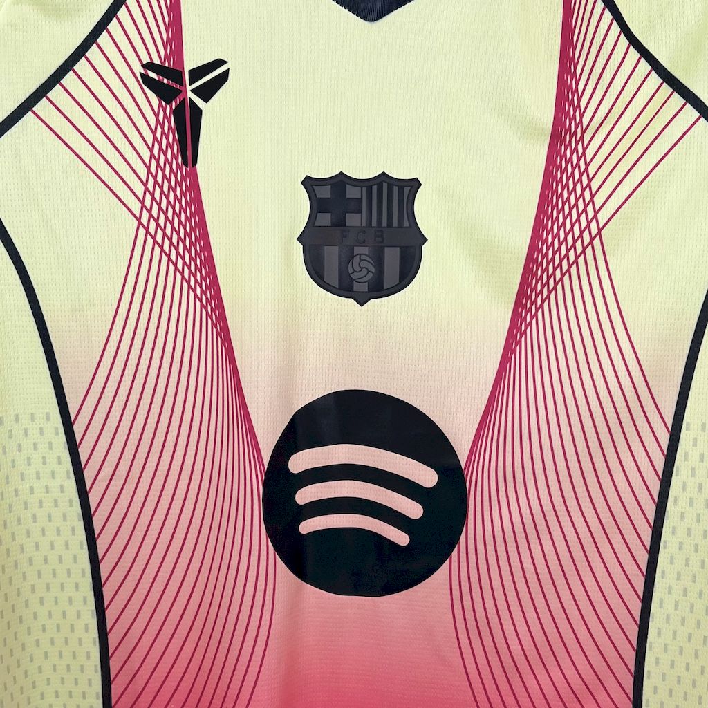 Barcelona 2025/26 yellow pink special edition Kobe Jersey