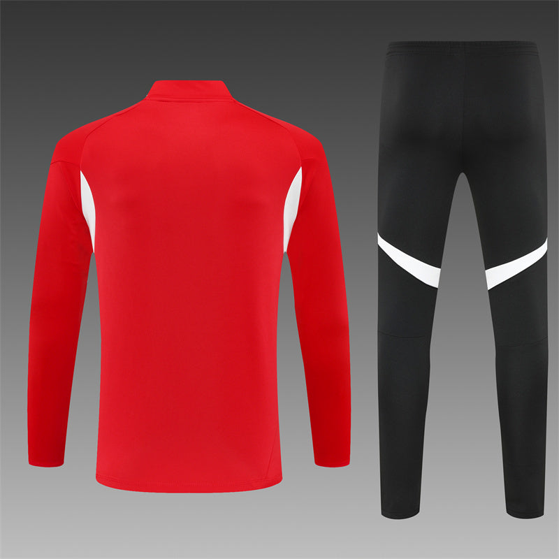 25-26 Liverpool FC Red & Black Elite Training Tracksuit