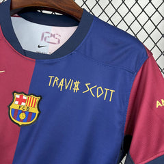 Barcelona 2024/25 Home Travis Scott Special Jersey