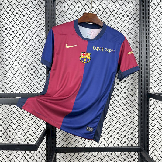 Barcelona 2024/25 Home Travis Scott Special Jersey