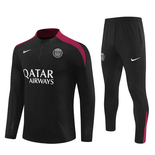 24-25 PSG Long Sleeve Tracksuit Black