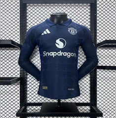 Manchester United 2024/25 Away Long Sleeves Jersey Player Version