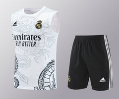 Real Madrid Dragon White Training Uniform