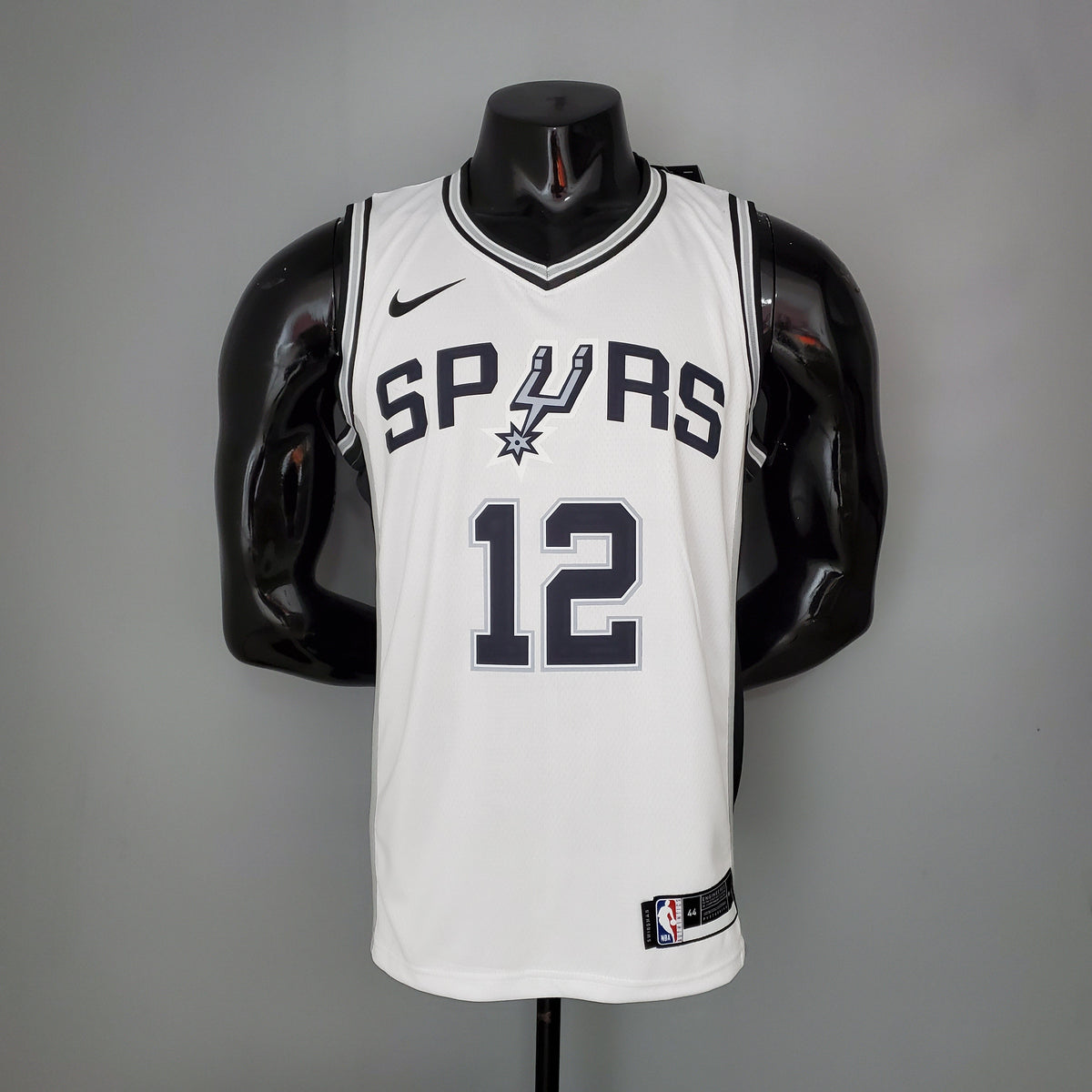ALDRIDGE#12 Spurs White NBA Jersey
