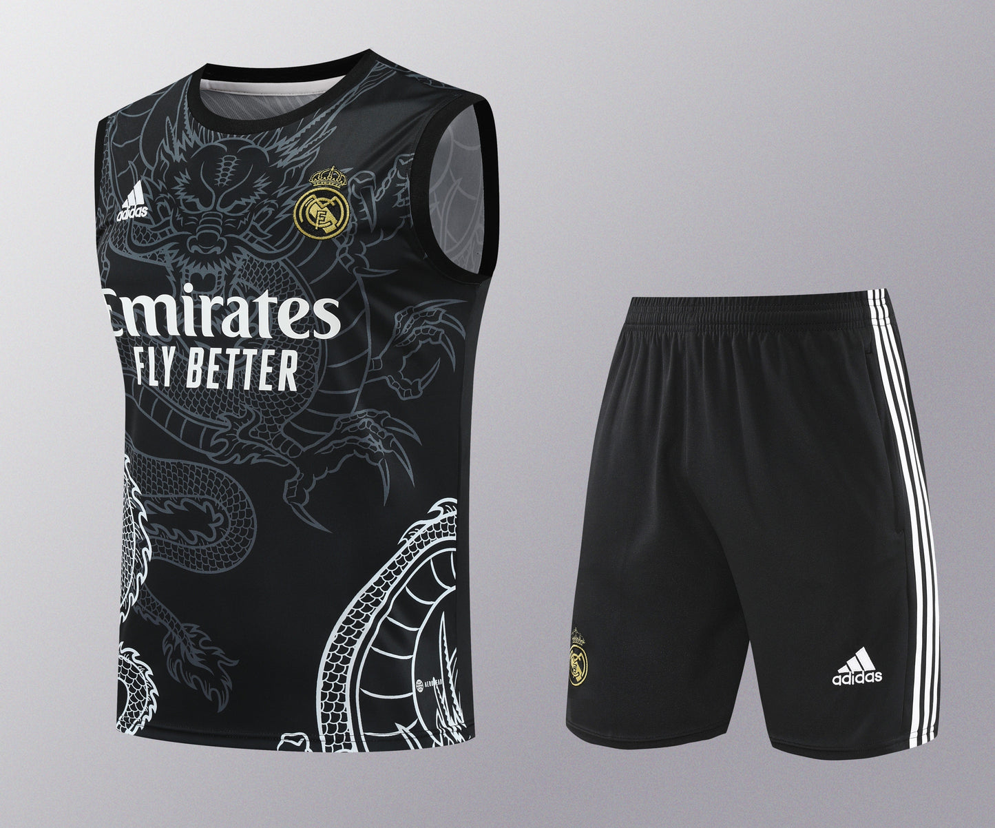 Real Madrid Dragon Noir Training Uniform