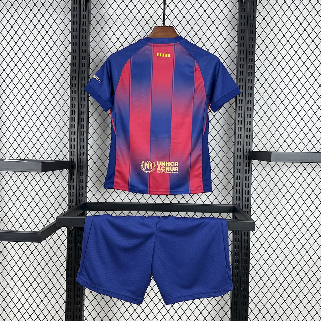 Barcelona 2025/26 Home Kids Kit