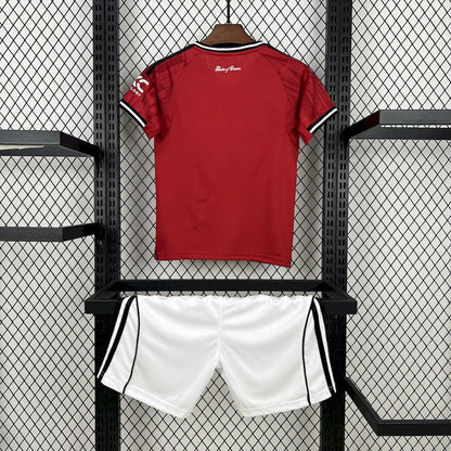 Manchester United 2025/26 Home Kids Kit