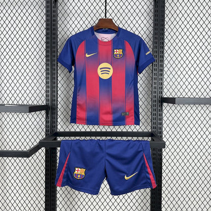 Barcelona 2025/26 Home Kids Kit